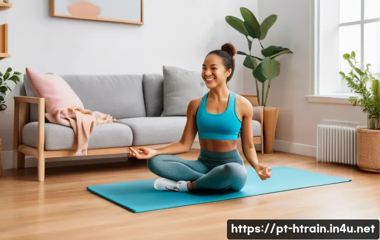 홈트 운동에서 즐거운 분위기 만들기 관련 이미지 2